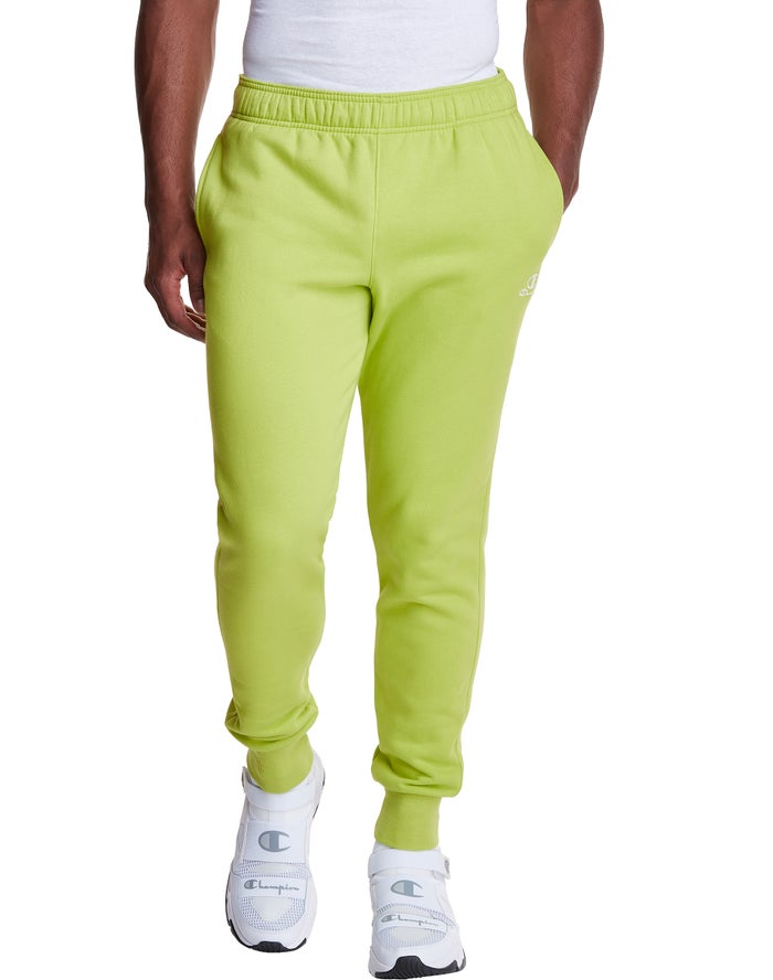 Pantaloni Jogging Champion Classic Fleece Barbati Verzi - Romania TJEPGBI-01